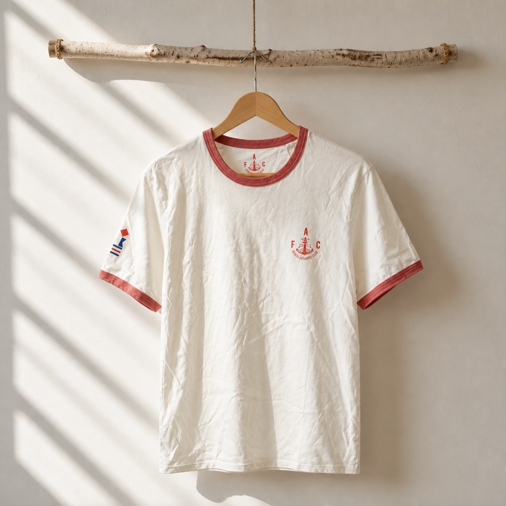 T-shirt F.A.C Blanc Bleu