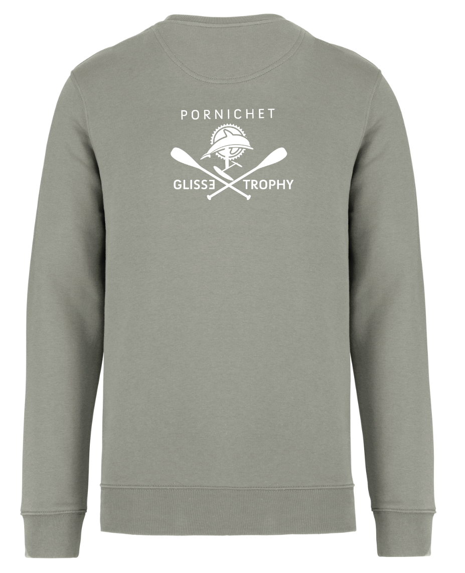 Sweatshirt vert amande Pornichet Glisse Trophy