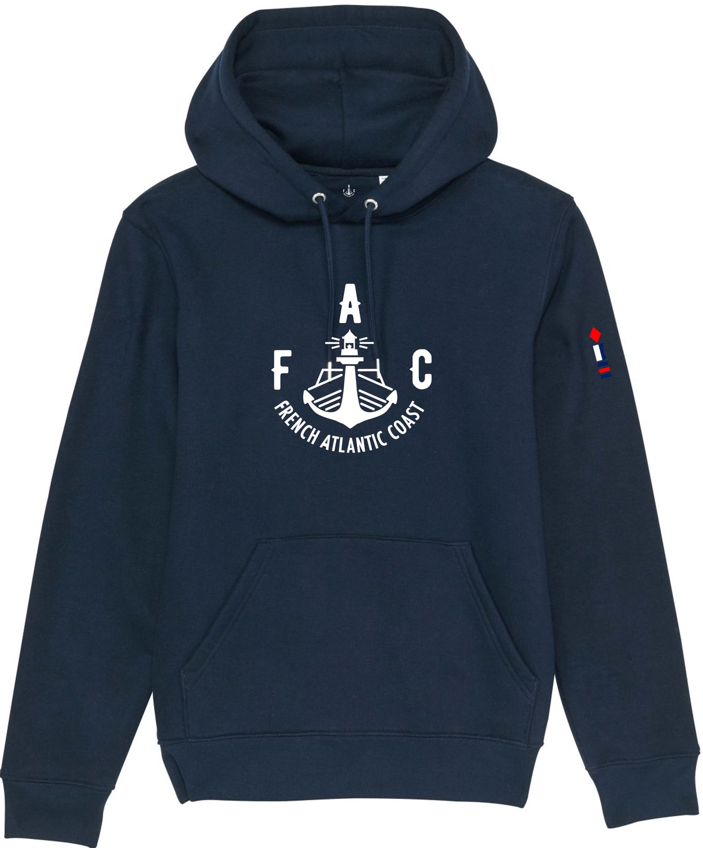 Hoodie FAC Bleu marine et blanc