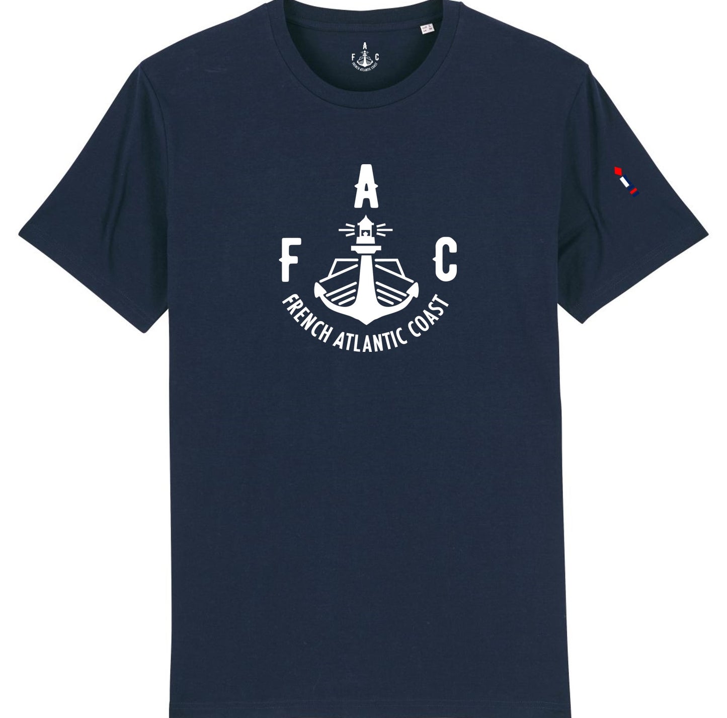 T-SHIRT FAC Bleu marine et blanc
