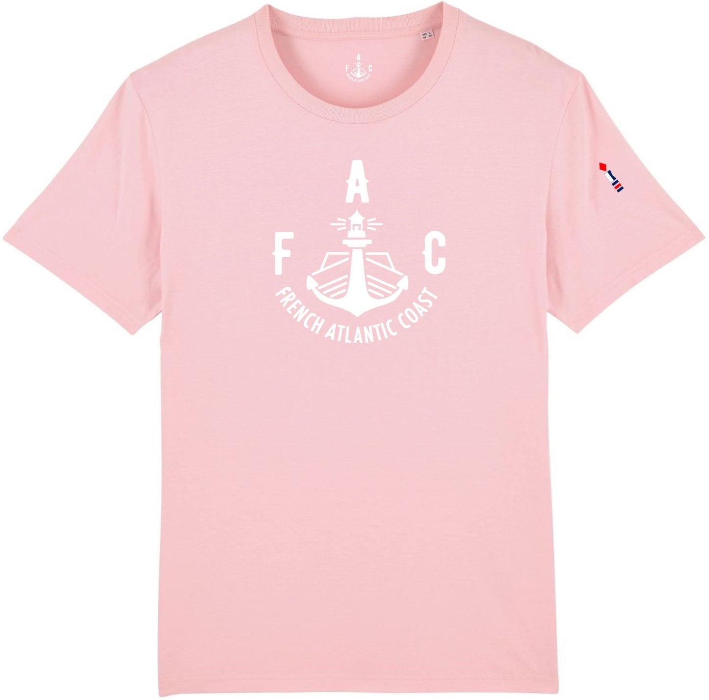 T-SHIRT FAC Vert pastel et blanc
